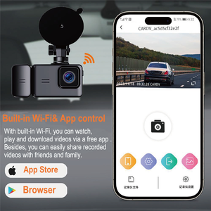 <strong>Simple</strong> Design Dash <strong>Cam</strong> 1080p Hd Wifi Camera Car Black Box With Rear Camera Car Loop Recording for Vehicles - Product Image 3