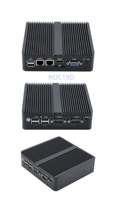 Micro pc RS232 VGA LAN mini pc slim aluminio boxpc