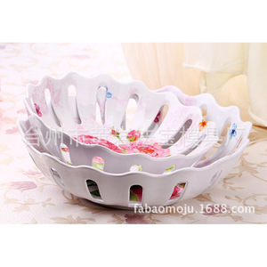 Boîte à bonbons créative pour fruits secs, plateau moderne pour fruits et légumes, assiette minimaliste en plastique pour collations, pour le salon - Product Image 2