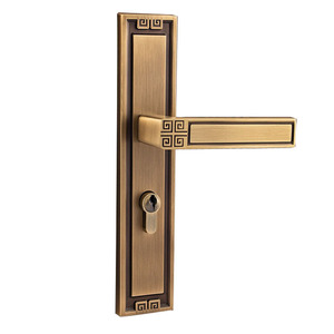 Chinese Stijl Houten Deur Messing Deurslot Thuis Slaapkamer Dubbele Pole <span class=keywords><strong>Lock</strong></span> Badkamer Indoor Stille - Product Image 4