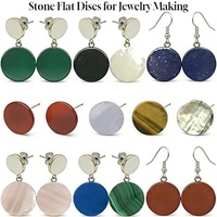 Perles rondes en nacre blanche naturelle avec 2 trous pour la fabrication de bijoux et les loisirs créatifs