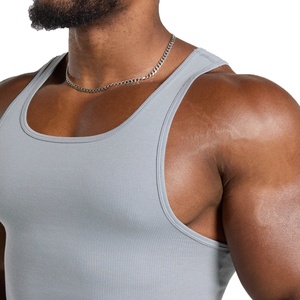 Singlet de sport pour homme, été, pur coton, absorbant la transpiration, séchage rapide, singlet de course, fitness, basketball, singlet pour homme - Product Image 3