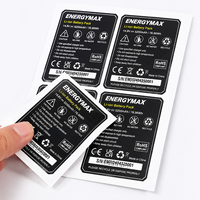 Étiquettes personnalisées pour machines, autocollants adhésifs étanches en PVC BOPP pour l'emballage d'outils électriques, impression écologique