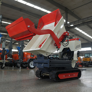 Durable Electric <strong>Power</strong> <strong>Barrow</strong> 300kg Load Walk Behind With Hydraulic Tipper for Greenhouse Garden Use Mini Electric Dumper - Product Image 6