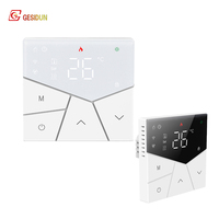 Thermostat de chauffage au sol Écran tactile WiFi Thermostat intelligent Design moderne GESIDUN BHT-15 Garantie de 2 ans Écologique Chambre