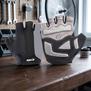 Gants de protection pour hommes et femmes, respirants, en cuir, pour vélo de montagne, demi-doigts, antidérapants, imperméables, protection UV, cyclisme en plein air - Product Image 3