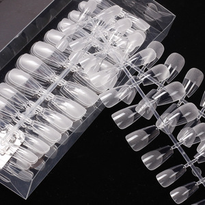 Ventes en gros de faux ongles en gel souple à presser, couverture complète, courts, sans lime, français, pour salon de <span class=keywords><strong>manucure</strong></span>, ongles artificiels pour les pieds - Product Image 5