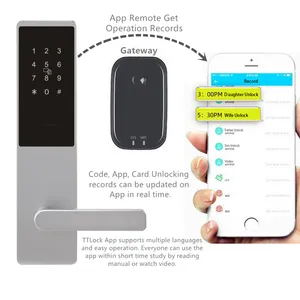 Remote Check Lock Opener und Time TTLock App Passworts perre