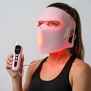 Silicone <strong>Led</strong> Red <strong>Light</strong> Therapy Facial Face <strong>Mask</strong> <strong>Mask</strong> <strong>Light</strong> 630nm 850nm 1072nm Face <strong>Led</strong> <strong>Mask</strong> - Product Image 5