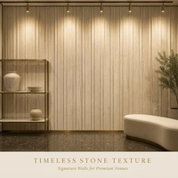 Meilleur Prix Installation Rapide Panneau Mural en Placage de Bois de Charbon de Bambou Revêtement UV Texture Travertin Floral Entrepôt Hôtel