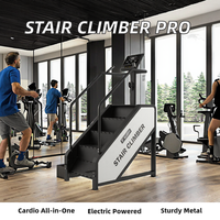 Appareil de fitness électrique en métal pour l'escalade, le cardio, le step et l'entraînement en salle de sport