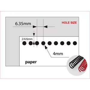 Mesin pengikat lubang Notebook Manual ukuran <span class=keywords><strong>A4</strong></span> kapasitas 20 lembar dengan kalender Spiral kumparan Manual Binder - Product Image 6