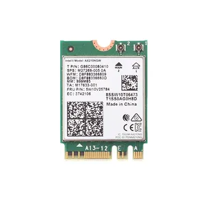 Băng Tần Kép Intel AX210 Không Dây AX210NGW 2.4Gbps 802.11AX Wi-Fi Không Dây 6 AX200 Cho Card WiFi Intel 8265NGW/9260AC M.2 NGFF Wlan