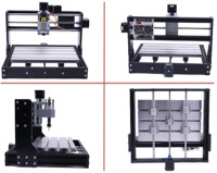 Máquina de Grabado y Fresado CNC 3018-PRO con Control GRBL de 3 Ejes, Kit de Router de Escritorio para Bricolaje, Mini Router para Madera, PCB, PVC