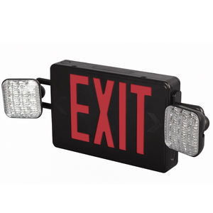 Lumière d'urgence LED DF-2 UL 924 avec batterie de secours Ni-Cd, lumière de sortie d'urgence rouge et verte combinée - Product Image 4