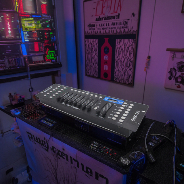 Pro DMX 512 Controller 192 Console Stage Lighting Mixer DJ Disco Party LED Par Light Beam Moving Head Light Desk 10pcs/Lot