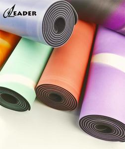 เสื่อโยคะยางธรรมชาติสีตัดกันเสื่อปูปูแห้งเปียกกันลื่นในร่ม - Product Image 6