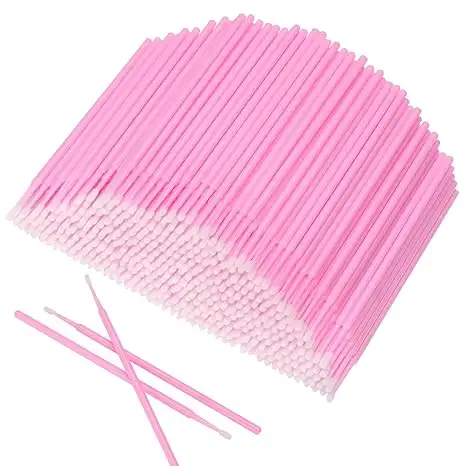 Micro brosses dentaires jetables pour soins bucco-dentaires ou extension de cils, 400 pièces