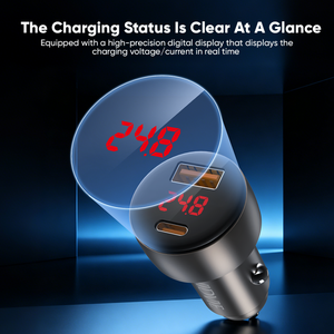 <span class=keywords><strong>Cargador</strong></span> de Coche <span class=keywords><strong>VIDVIE</strong></span> QC3.0 48W USB <span class=keywords><strong>Tipo</strong></span> <span class=keywords><strong>C</strong></span> de Carga Rápida para Teléfono Móvil, Compatible con iPhone 15 y Samsung Galaxy, con Pantalla Digital - Product Image 3