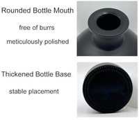 Flacon diffuseur de parfum en verre vide de 100 ml (3,4 oz), pot diffuseur d'aromathérapie rechargeable, récipient de parfum DIY pour la création de parfums.