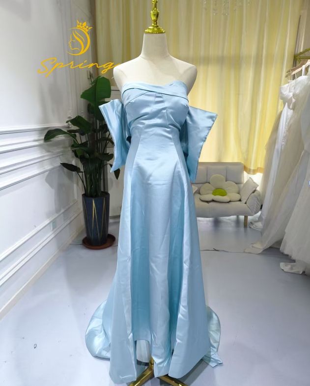 Light Sky Blue Wedding Dresses Elegant Stylish Gowns
