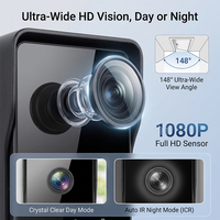 Solución de Hogar Inteligente Hiwink, Videoportero IP Tuya 1080P, 48V PoE para Sistema de Intercomunicación ONVIF, Desbloqueo NFC, Panel Metálico para Exteriores