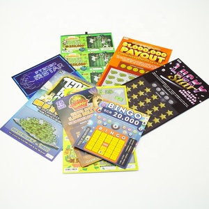 Thẻ Bài Xổ Số Cào Cào In Theo Yêu Cầu Thiết Kế Miễn Phí - Product Image 2