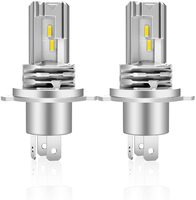 Ampoule de phare LED M3 H4, faisceau Hi/Lo, remplacement de l'halogène, lampe blanche brillante, éclairage stable, démarrage rapide pour Philips H4