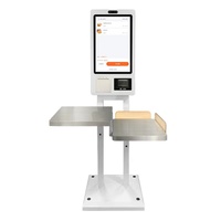 Máquina POS de pago con código QR de autoservicio de 21,5/24/27/32 pulgadas para supermercado, restaurante, quiosco de pedidos de productos para caja registradora