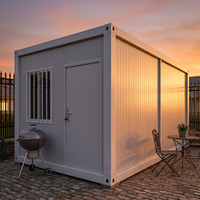 Bureau de jardin modulaire moderne de 20 pieds, maison préfabriquée détachable pour jardin avec assemblage facile