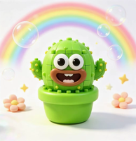 Jouet créatif en forme de cactus à presser, jouet anti-stress en silicone souple à récupération lente