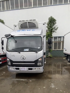 รถขนส่งอาหาร<span class=keywords><strong>6</strong></span>ล้อ170hp 18cbm LHD สำหรับ G1รถบรรทุกแช่เย็น - Product Image 6