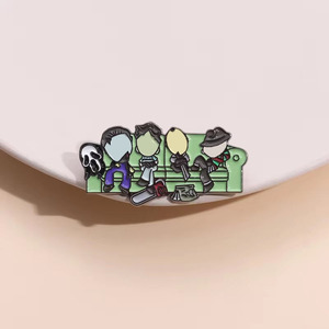 Pin de Solapa Estilo Juego del Fin del Mundo, Popular, Venta al por Mayor, Pin de Esmalte Suave con Diseño de Anime - Product Image 6