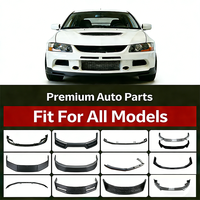Accessoires de voiture Charger Front Lip, aspect fibre de carbone, séparateur avant ABS pour Dodge Charger SRT 2015-2019
