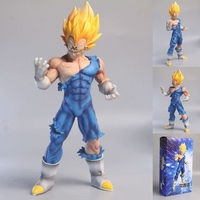 Figura de Anime Japonés de PVC de 10-30 cm de Dragon Ball Z, Super Saiyan Vegeta, Gohan, Goku, Majin Buu, Juguete Coleccionable, Estatua de Dibujos Animados