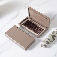 Boîte vide magnétique personnalisable pour extensions de cils, palette de rangement en plastique pour faux cils, organisateur pour salon de beauté, vente en gros
