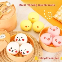 Nouveaux Jouets Sensoriels Anti-Stress en Forme de Boulette à Presser, Extensibles et Élastiques, avec Vapeur Alimentaire, Approvisionnement Stable, En Promotion