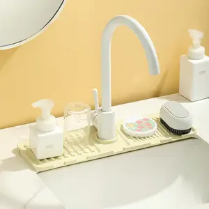 Fabrika fiyat mutfak banyo lavabo su emici kurutma musluk sabun silikon boşaltma Mat
