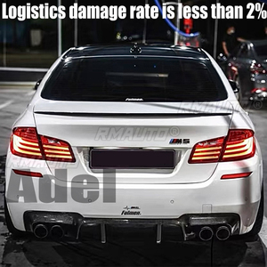 Alerón Trasero Estilo M4 de Fibra de Carbono F10 para BMW F10 F11 F18 Serie 5 M5 2011-2017, Alerón Trasero, Estilo de Auto - Product Image 2