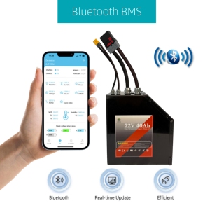 Paquete de Baterías de Estado Sólido de 72V 40AH 200AMP, 6000 Ciclos, para Vehículos Eléctricos de Dos Ruedas, <span class=keywords><strong>ANT</strong></span> Bluetooth BMS, Potencia Máxima de 16.8KW - Product Image 5