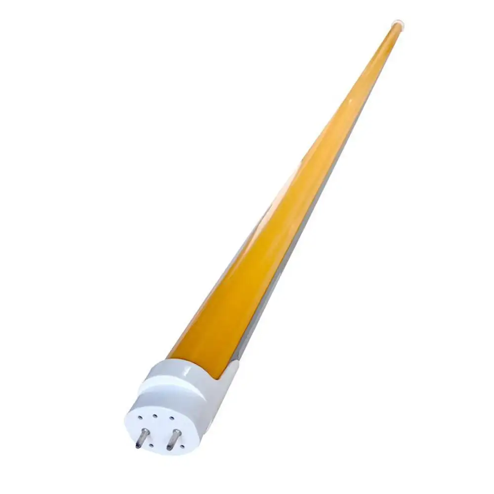 Hot Selling Anti UV LED Indoor Ceiling Lamp 4ft 1.2m 18W 20W T8 Light Tube with Yellow Cover