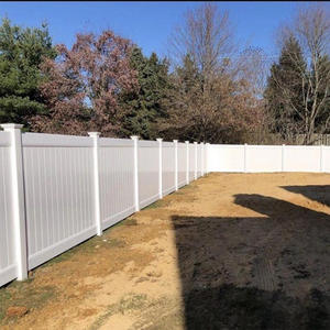 Valla de Privacidad de PVC con Parte Superior en Forma de Oreja de Perro, Paneles de Valla de Vinilo de 6 Pies de Altura, Anti-UV, Impermeables, para Jardín, Villa, Seguridad, OEM - Product Image 2