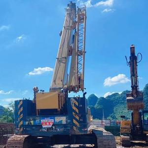 <span class=keywords><strong>Grue</strong></span> <span class=keywords><strong>sur</strong></span> chenilles polyvalente 55t XGC55T 57m pour travaux de terrassement, idéale pour les projets de centrales électriques - Product Image 6