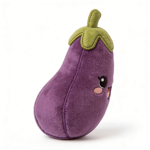 Customized Eggplant plush <b>Vegetable</b> plush toy Purple eggplant stuffed animal - Product Image 2