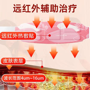 Parche de calor infrarrojo lejano Hynaut Inuan tipo cinturón para alivio del dolor lumbar, 1 unidad por bolsa - Product Image 4