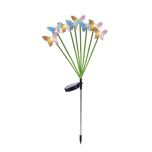Lampe solaire à fibres optiques en forme de papillon, lumière LED pour extérieur, étanche, pour jardin, pelouse, lampe décorative - Product Image 5