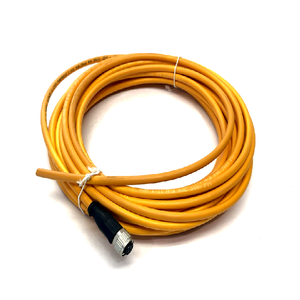 Câble de programmation PLC 540321, cordon d'alimentation Axial M12 8 pôles femelle 10m 43-13975, contrôleur de programmation, automatisation industrielle, PLC 540321 - Product Image 1