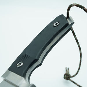 Cuchillo de camping DIY de alta calidad con mango G10 personalizable OEM Lipgloss Devious Boots modelo cuchillo - Product Image 2