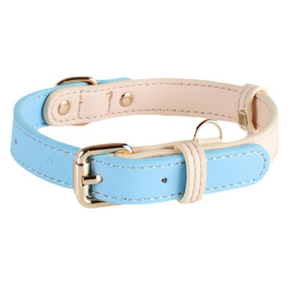 طوق جلد للكلاب الصغيرة/المتوسطة/الكبيرة-إبزيم مبطن ناعم قابل للتعديل من السبائك تصميم كلاسيكي أنيق فاخر - Product Image 2