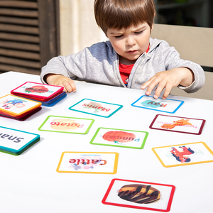 <span class=keywords><strong>Autismo</strong></span> precoce personalizzato apprendimento 3D <span class=keywords><strong>cognitivo</strong></span> Flash card giocattoli educativi parola inglese gioco educativo prescolare giocattoli educativi per bambini - Product Image 2